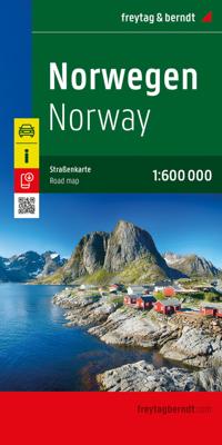 Wegenkaart - landkaart Norwegen - Norway - Noorwegen | Freytag & Berndt