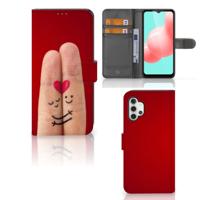 Samsung Galaxy A32 5G | Wallet Case | met Pasjes | Liefde - Origineel Romantisch Cadeau