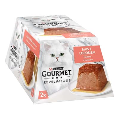 PURINA Gourmet Revelations Zalm - nat kattenvoer - 2x57 g