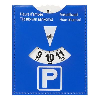 Pro+ Parkeerschijf - Blauw - 10 x 12 cm in Polybag Pro+ Parkeerschijf - Blauw - 10 x 12 cm in Polybag