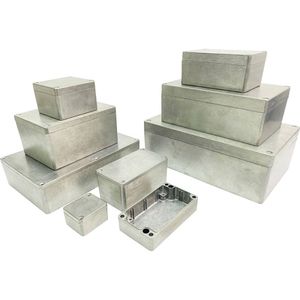 Gainta G115 Universele behuizing 148 x 108 x 75 Aluminium Aluminium gelegeerd Aluminium (naturel) 1 stuk(s)