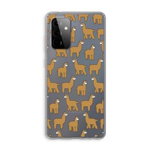 Alpacas: Samsung Galaxy A72 Transparant Hoesje
