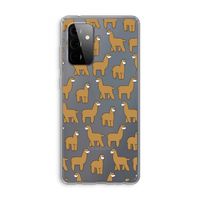 Alpacas: Samsung Galaxy A72 Transparant Hoesje