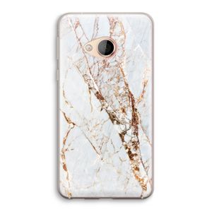 Goud marmer: HTC U Play Transparant Hoesje