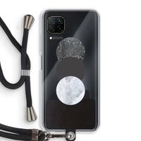 Marmeren cirkels: Huawei P40 Lite Transparant Hoesje met koord