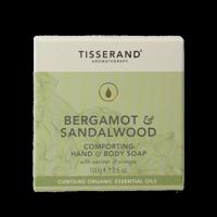 Tisserand Zeep bergamot & sandelhout 100 Gram