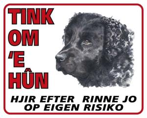Wetterhoun Waakbord - Tink om u Hun