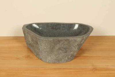 Rivierstenen waskom RL040331, 50x36x15 cm