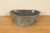 Rivierstenen waskom RL040331, 50x36x15 cm