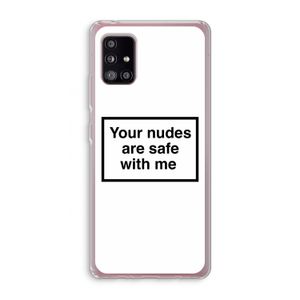 Safe with me: Samsung Galaxy A51 5G Transparant Hoesje
