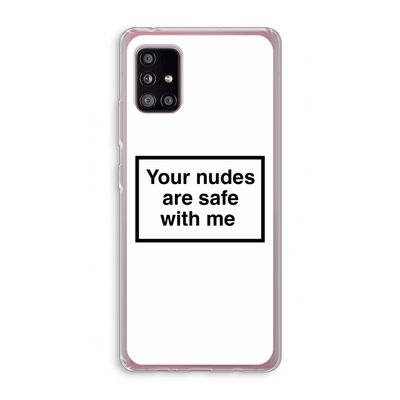 Safe with me: Samsung Galaxy A51 5G Transparant Hoesje