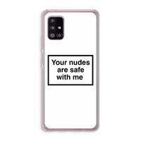 Safe with me: Samsung Galaxy A51 5G Transparant Hoesje