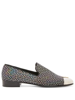 Giuseppe Zanotti mocassins Joaquin à pois - Noir