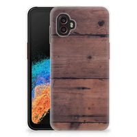 Samsung Galaxy Xcover 6 Pro Bumper Hoesje Old Wood