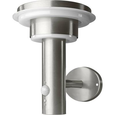 OSRAM HOMELIGHTING ENDURA Style Solar Wall Sensor Double Circle 6W Stainless Steel 4099854455384 LED-buitenlamp (wand)