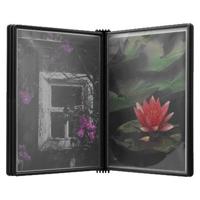 Wandelement Djois Flex-O-Frame A4 met 5 tassen zwart