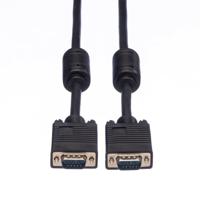 ROLINE HQ VGA kabel HD15 M/M met ferrietkern 20,0m - thumbnail