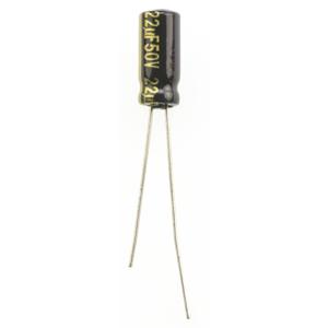 Panasonic EEU-FM1H220 Elektrolytische condensator Radiaal bedraad 2 mm 22 µF 50 V 20 % (Ø) 5 mm 1 stuk(s)