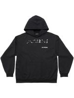 Balenciaga hoodie à logo main - Noir