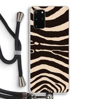 Arizona Zebra: Samsung Galaxy S20 Plus Transparant Hoesje met koord
