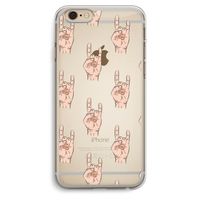 Rock: iPhone 6 Plus / 6S Plus Transparant Hoesje
