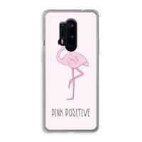 Pink positive: OnePlus 8 Pro Transparant Hoesje
