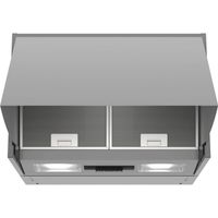 Bosch Serie 2 DEM66AC00 afzuigkap Semi-inbouw (uittrekbaar) Roestvrijstaal 625 m³/uur B