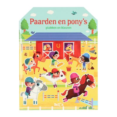Standaard Uitgeverij plakkenen kleuren paarden en pony&apos;s