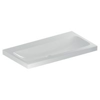 Geberit iCon Light wastafel 90x48 cm, zonder kraangat, zonder overloop, met KeraTect, wit - thumbnail