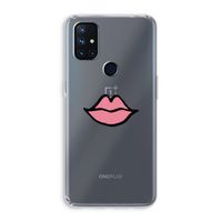 Kusje: OnePlus Nord N10 5G Transparant Hoesje