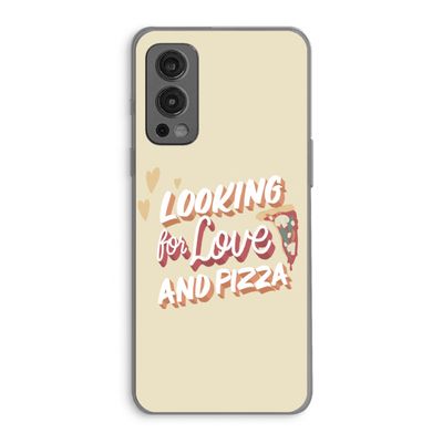 Pizza is the answer: OnePlus Nord 2 5G Transparant Hoesje