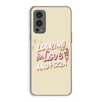 Pizza is the answer: OnePlus Nord 2 5G Transparant Hoesje