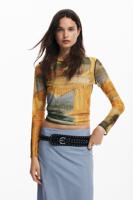 Arty T-shirt - YELLOW - XS