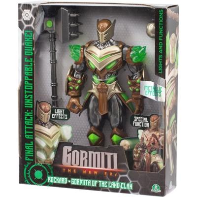 Gelede figuur - GORMITI - Gormiti met lichte aanval Aarde - Rockard - 27 cm - vanaf 4 jaar - GRV074