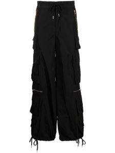 Cynthia Rowley pantalon ample à poches cargo - Noir