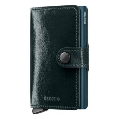 SECRID Premium Miniwallet Groen Lak - Pasjeshouder dames