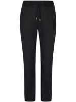 Dolce & Gabbana pantalon de jogging à patch logo - Noir