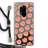 Just peachy: OnePlus 8 Pro Transparant Hoesje met koord