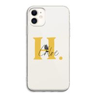 Amber Script: iPhone 11 Transparant Hoesje