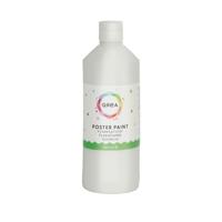 Plakkaatverf qrea wit 500ml