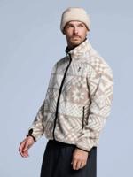 Poederbaas Sherpa Jacket Heren Four Seasons AOP White Multi-L