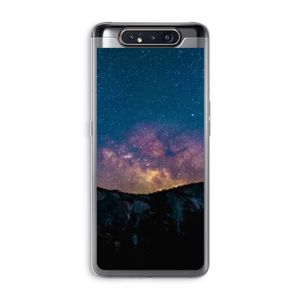 Travel to space: Samsung Galaxy A80 Transparant Hoesje