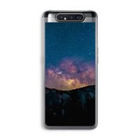 Travel to space: Samsung Galaxy A80 Transparant Hoesje Travel to space: Samsung Galaxy A80 Transparant Hoesje