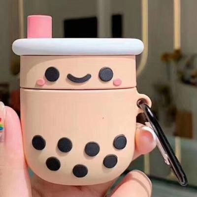 Voor Apple AirPods 1/2 generatie universele parel melk thee Bluetooth hoofdtelefoon beschermhoes