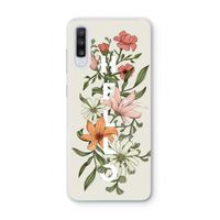 Hello bloemen: Samsung Galaxy A70 Transparant Hoesje Hello bloemen: Samsung Galaxy A70 Transparant Hoesje