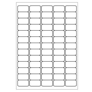 A4 etiketten 38 x 21,2 mm wit 100 vel Sorex