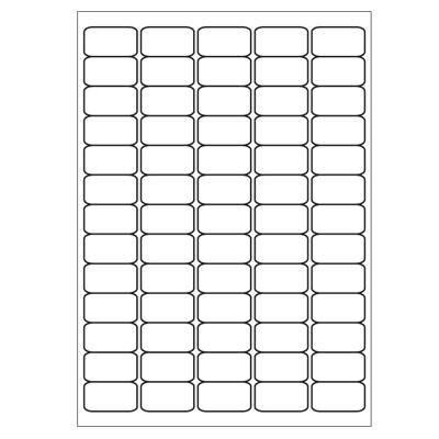 A4 etiketten 38 x 21,2 mm wit 100 vel Sorex