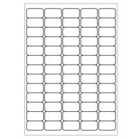 A4 etiketten 38 x 21,2 mm wit 100 vel Sorex