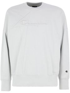 Rick Owens X Champion x Champion sweat à logo brodé - Blanc