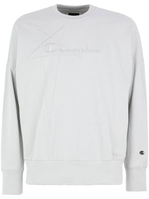 Rick Owens X Champion x Champion sweat à logo brodé - Blanc